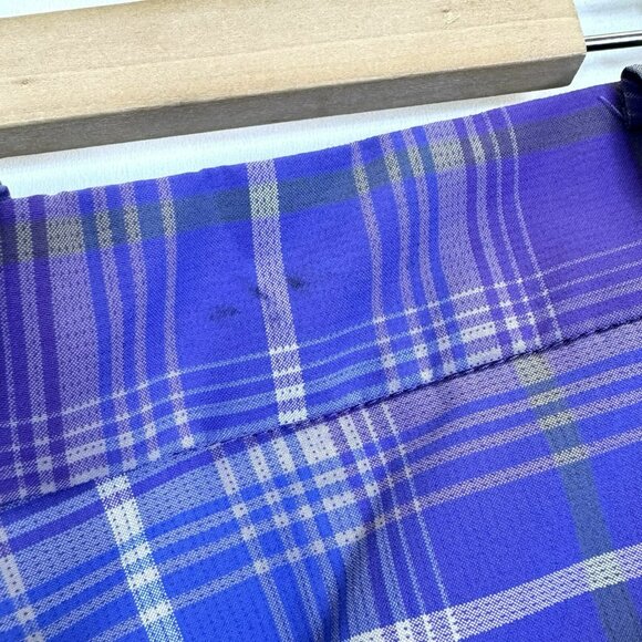 Nike Golf Shorts Mens Size 38 Purple Plaid Dri-Fit Tour Performance 11.5" Inseam - Picture 8 of 8